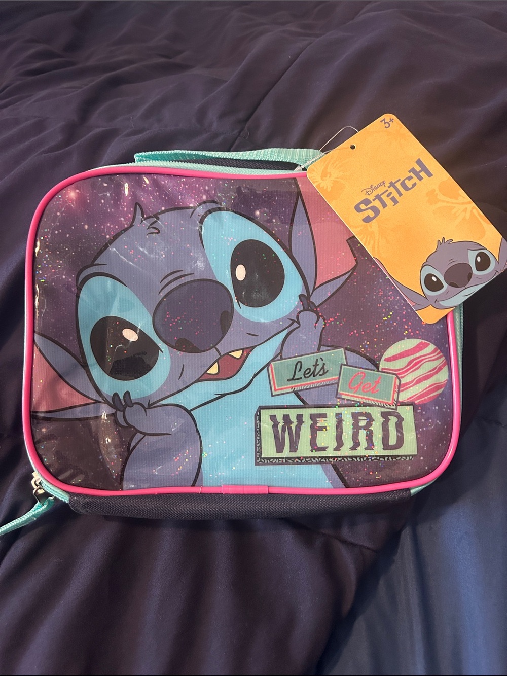 Bioworld Lilo & Stitch Easy Zip Insulated Lunch Box